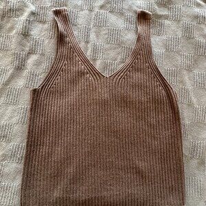 GAP Ribbed Boucle Sweater Tank Top